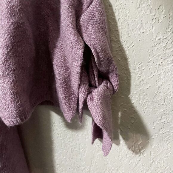 Nordstrom Halogen‎ Tie Bell Sleeve Pink Sweater - Picture 7 of 10